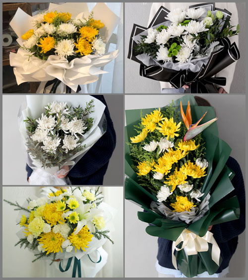 广西梧州蒙山县文圩镇白事花束代送